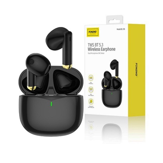 Foneng TWS Wireless Earphones BL126 BT 5.3V Black Foneng TWS Wireless Earphones BL126 BT 5.3V Black